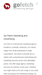 Mobile Screenshot of gofetchmarketing.com