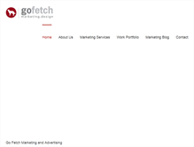Tablet Screenshot of gofetchmarketing.com